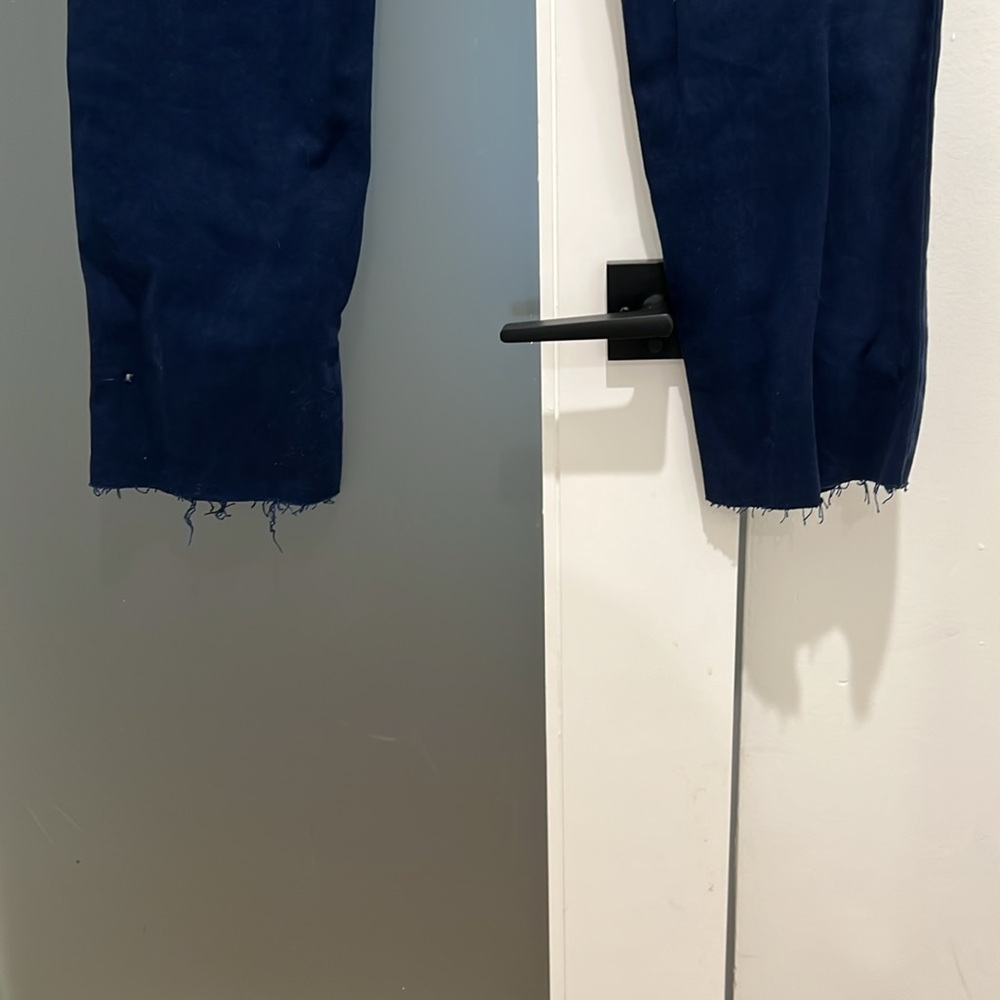Re/Done Dark Wash Blue Jeans - Picture 4 of 5
